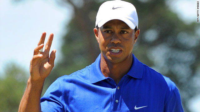 Tiger Woods is proving a class apart after moving three strokes clear of the Australian Masters field.