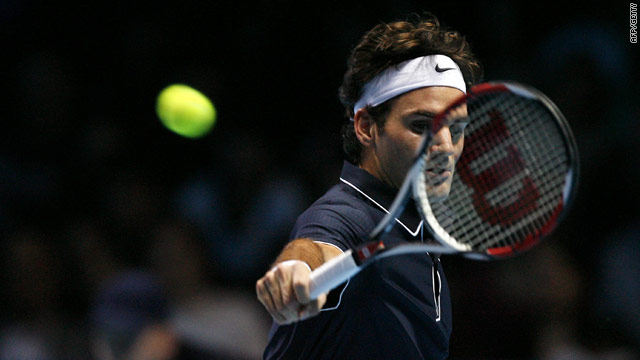 Federer was made to battle for much of his match with Verdasco at the ATP Tour finals.