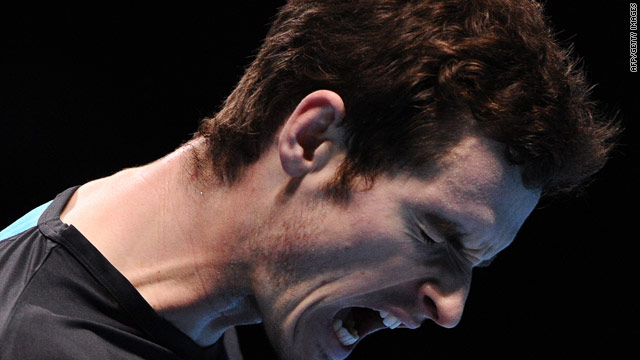 Andy Murray celebrates his hard-fought victory over Fernando Verdasco in London.