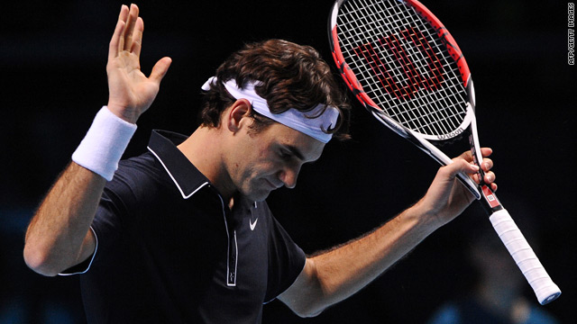 Roger Federer will end the year as the world's No. 1 tennis player despite his semifinal defeat.