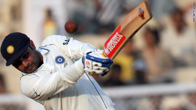 Virender Sehwag is aiming to put himself in the record books with an unprecedented third triple-ton.
