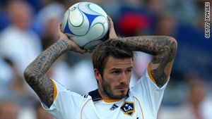 David Beckham's commitments with LA Galaxy have forced him to withdraw from England's squad to face Brazil.