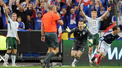 Football: Irish give up in replay bid