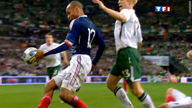Henry's handball to set up Gallas for the French winner caused a storm of criticism.