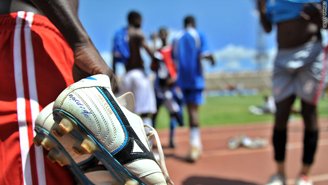 Players warm up at the recent Cecafa Cup in Kenya. 