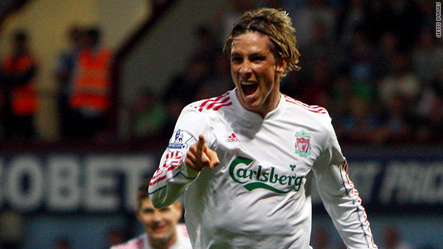 Fernando Torres proved the late match-winner to give Liverpool a 1-0 victory at Aston Villa.