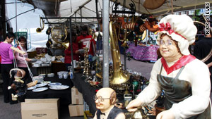 If you shop at flea markets, like this one in Amsterdam, bargaining is part of the fun.
