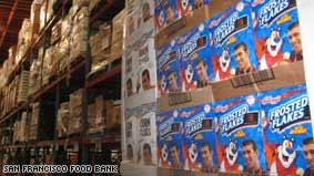 Food bank benefits from Phelps' bong troubles