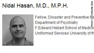 Reports say the alleged gunman at Fort Hood is Maj. Nidal Malik Hasan. It's not known if he is Muslim.