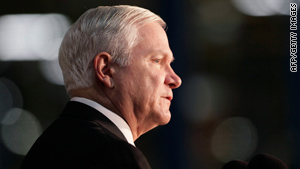 Defense Secretary Robert Gates told the Supreme Court on Friday that he was issuing an order to block the release.