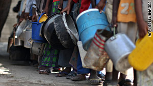 Somalia is in the middle of its worst humanitarian crisis since the famine of the early 1990s, the WFP says.