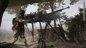Pakistani forces launched an offensive against the Taliban on October 17.