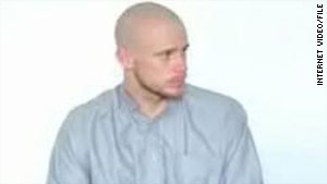 Pfc. Bowe Bergdahl appears in a video in July. The Taliban have released another video purporting to show Bergdahl.