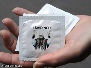Thousands of Facebook supporters plan to send condoms to the Vatican.
