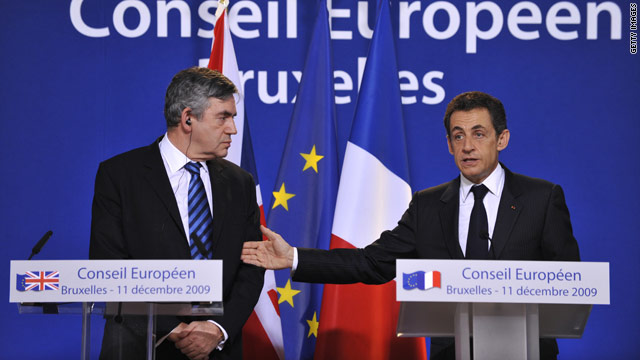 Prime Minister Gordon Brown and President Nicolas Sarkozy announce to pledge billions in fighting climate change.
