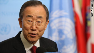 Ban Ki-moon and the U.N. are urging nations to formally sign a climate change accord to make a commitment to change.