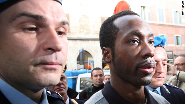 Rudy Guede has had his sentence reduced to 16 years for the murder of British student Meredith Kercher.