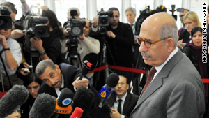 ElBaradei (pictured in October) is stepping down as head of the International Atomic Energy Agency.