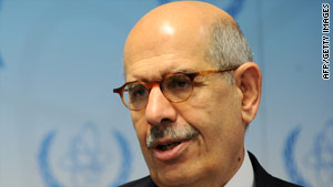 Mohamed ElBaradei has criticized Iran's over its failure to provide information about its nuclear program.