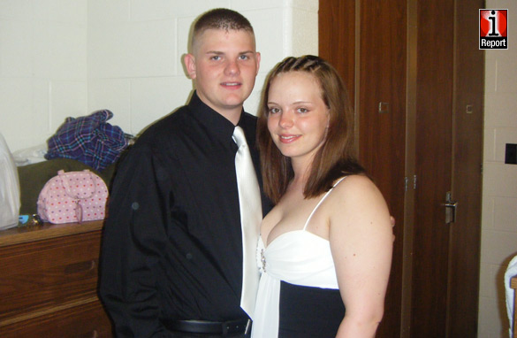 Married PFC's Scott and Rebecca Woods.