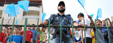 Football in the war zone