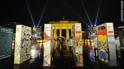 World marks the fall of the Berlin Wall