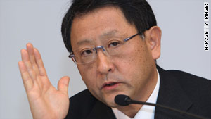 Toyota President Akio Toyoda announced new quality control measures on Wednesday.