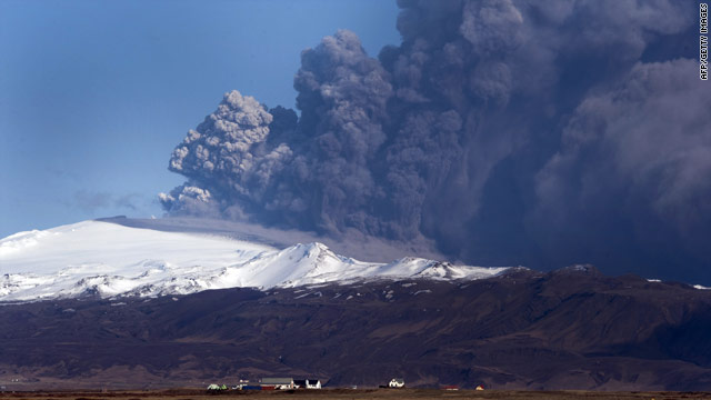 iceland volcanoes 2010. Ash from Icelandic volcano is