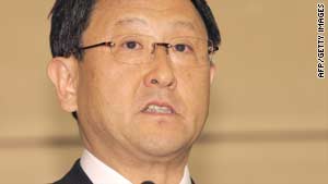 Akio Toyoda: "Starting to see some sun on the horizon" for Japanese automaker.