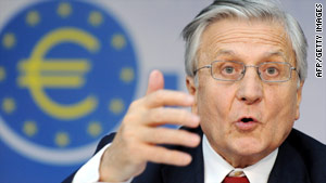 European Central Bank (ECB) chief Jean-Claude Trichet