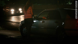 About 100,000 girls in the U.S. are under the control of a pimp or trafficker, Shared Hope Intermational says.