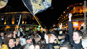 One man and two women were shot in the French Quarter during Super Bowl celebrations in New Orleans.