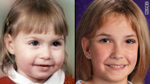 Samantha Kibalo is shown at the time she disappeared, and what she might look like today at age 11.