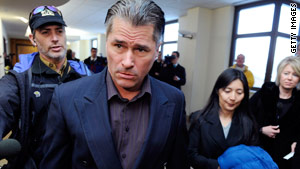 Richard Heene and his wife, Mayumi, leave a Fort Collins, Colorado, courtroom after a December sentencing hearing.