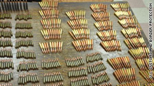 More than 2,880 rounds of ammunition has been found inside an SUV.