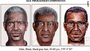 In May, police released composite sketches showing how the "Grim Sleeper" serial killer may have aged.