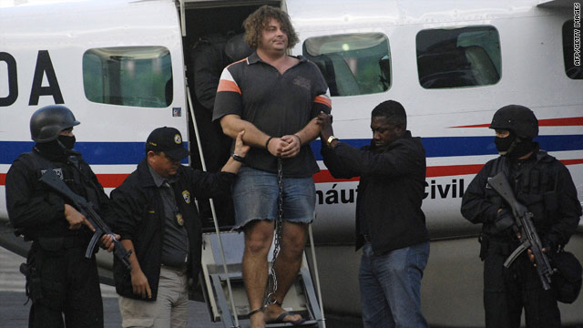 William Dathan Holbert, aka William Adolfo Cortez, is returned to Panama last week after being arrested in Nicaragua.