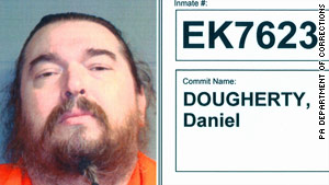 Daniel Dougherty, 50, is being held on death row in Pennsylvania.  He is appealing his case.