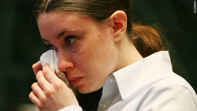 Casey Anthony, shown at an earlier hearing, did not attend Monday's status hearing in her murder trial.