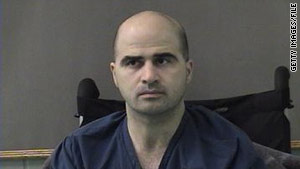 Maj. Nidal Hasan is accused of killing 13 people at Fort Hood, Texas, in November.