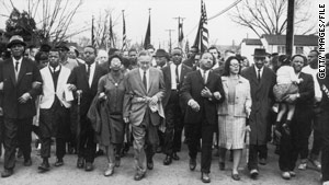 The case is cited as a fuse for the Selma-Montgomery march led by civil rights luminaries such as Martin Luther King Jr.