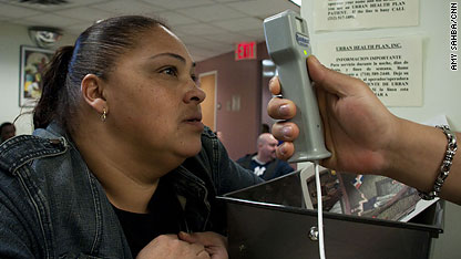 Eye scan pulls up medical records 