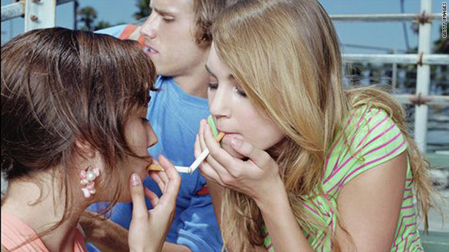 kids smoking cigarettes