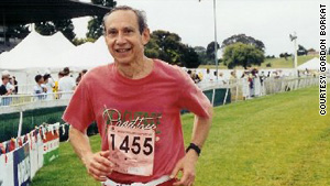 Dr. Gordon Borkat, 70, qualified for the Boston Marathon this year but was unable to get a slot for the race.