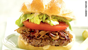 Cast-iron burgers