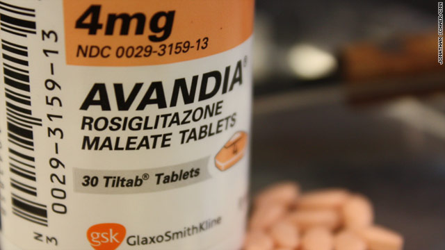 Avandia is used to control blood sugar levels in diabetics, but its usage fell after a study said it raised the risk of heart attacks.