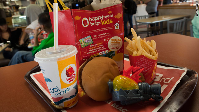 classic McDonalds Happy Meal has about 650 calories  more than 