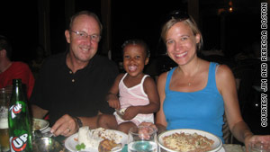 Jim and Rebecca Boston visited their daughter, Farica, in Haiti. They are anxious to bring her home.