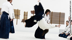 Trusting your partner is a key part of martial arts, Bernath says.