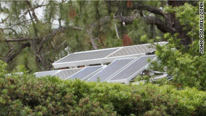 With the help of these solar panels, Patrick Vanderwyden says he reduced his energy use by 30 percent last year, compared to 2008.